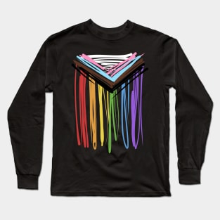 Progress Scribble Flag Long Sleeve T-Shirt